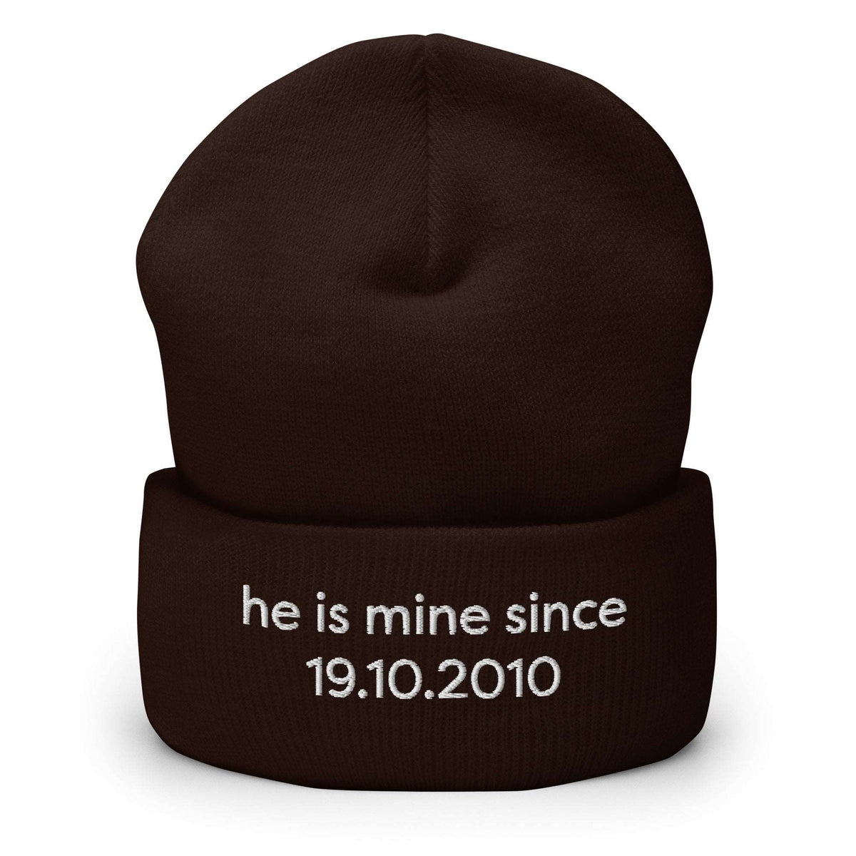 Bonnet | He is mine + date Coeur Tendre