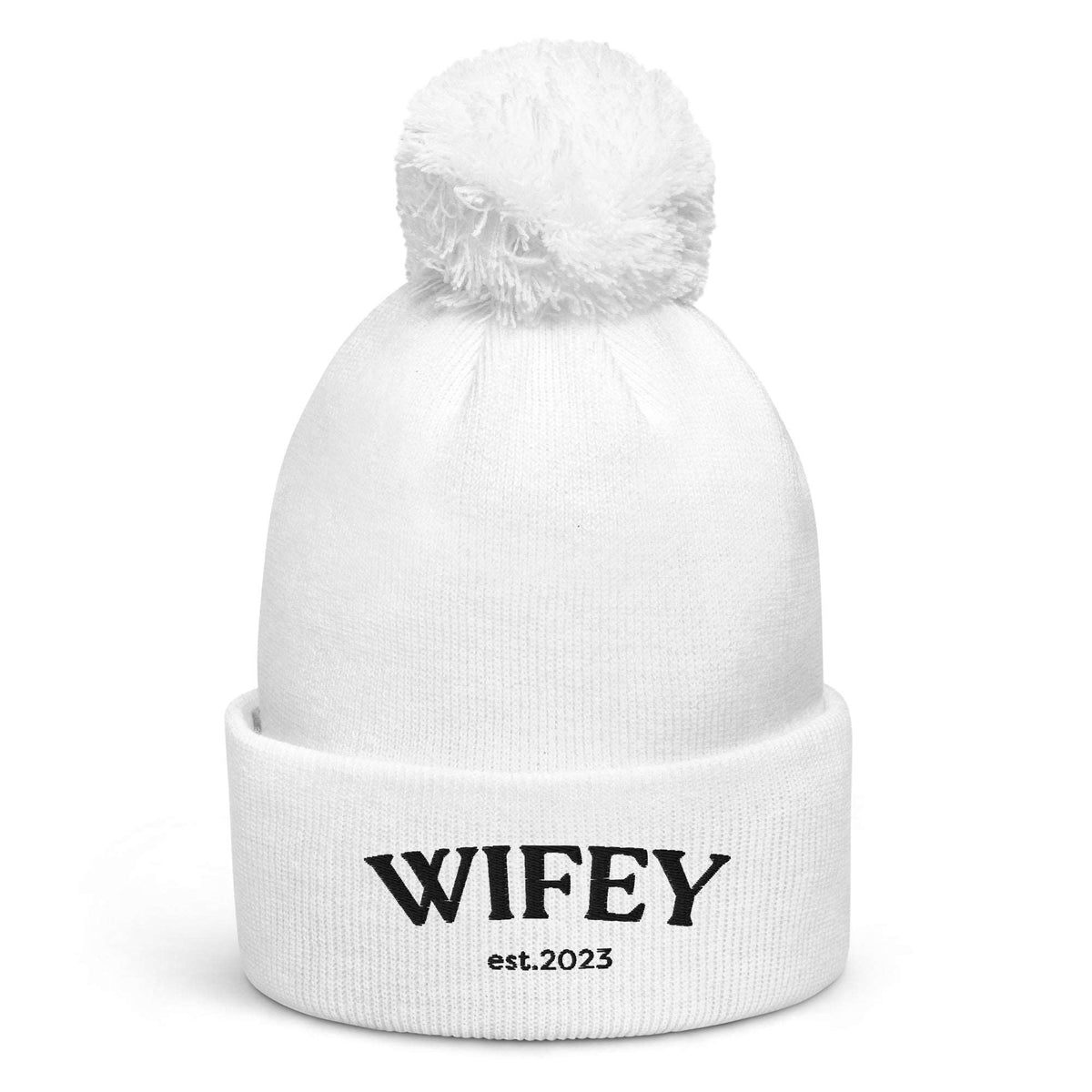 Bonnet Pompon | Wifey est + date Coeur Tendre