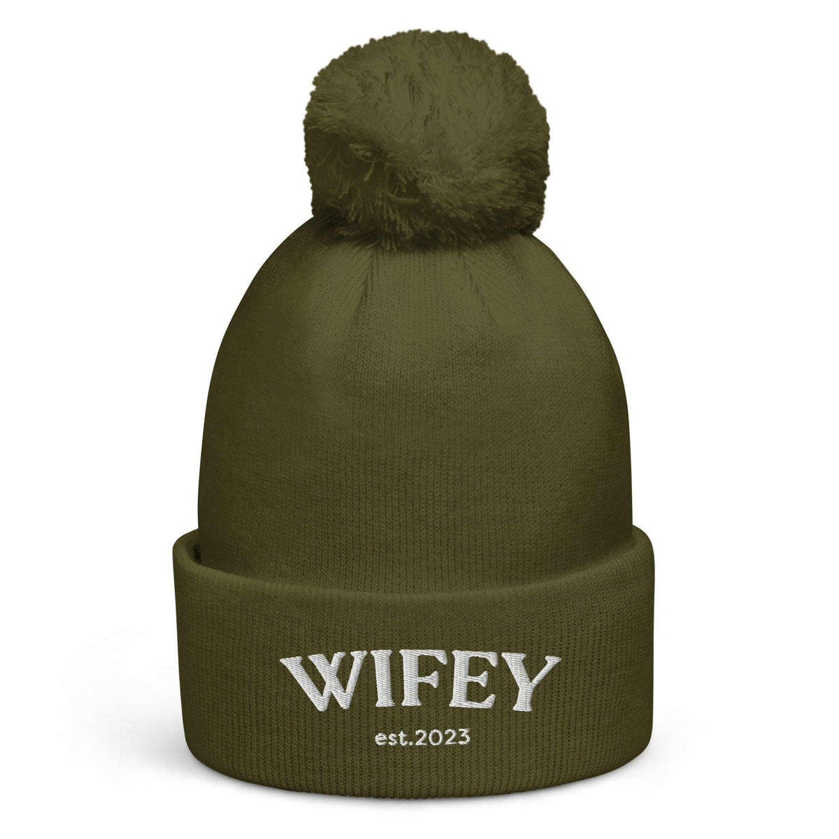 Bonnet Pompon | Wifey est + date Coeur Tendre