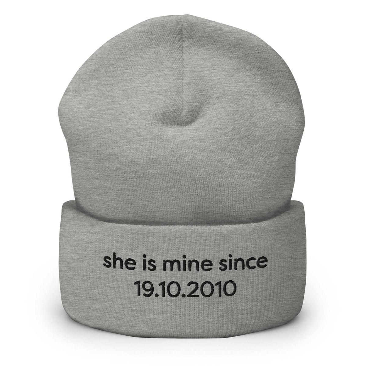 Bonnet | She is mine + date Coeur Tendre