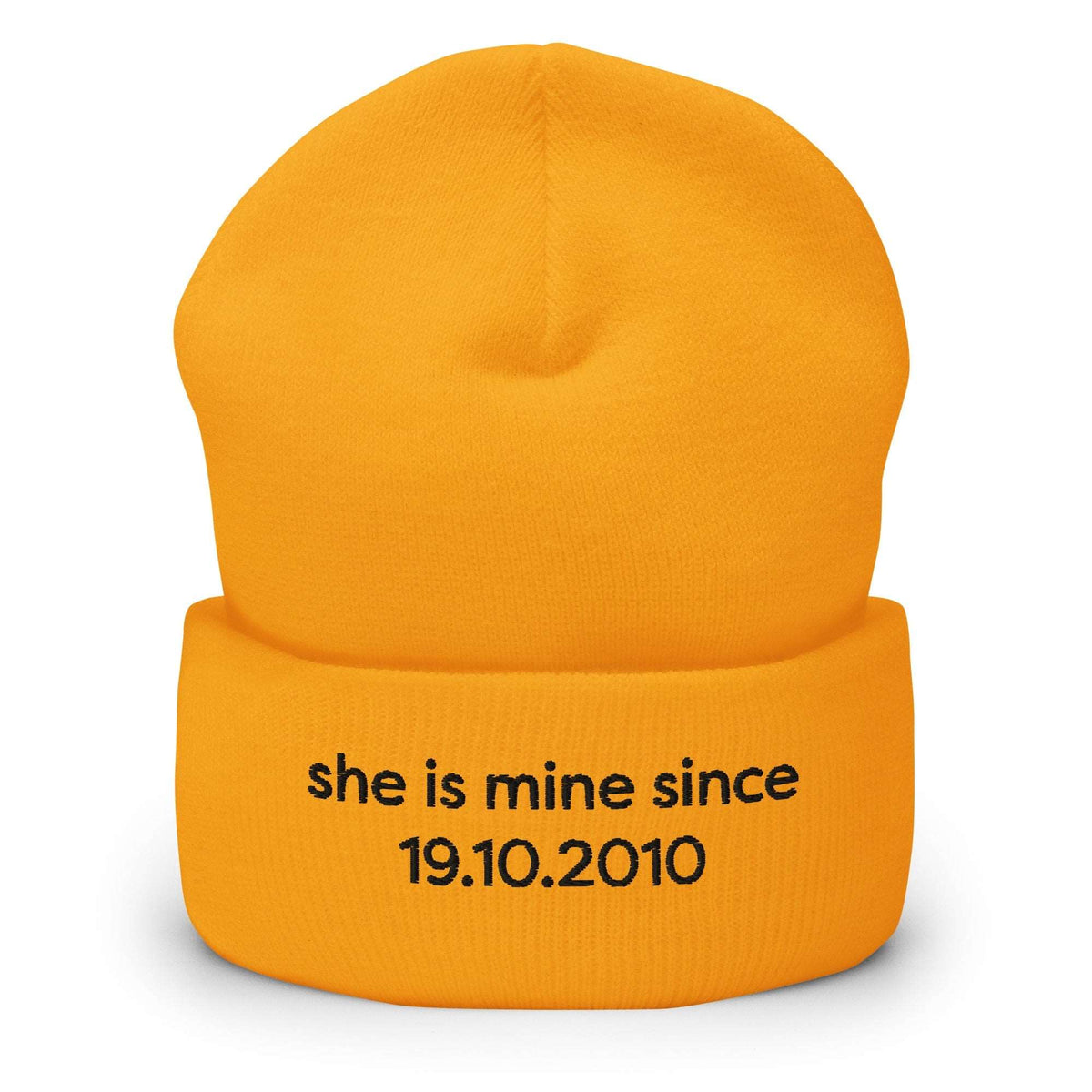 Bonnet | She is mine + date Coeur Tendre