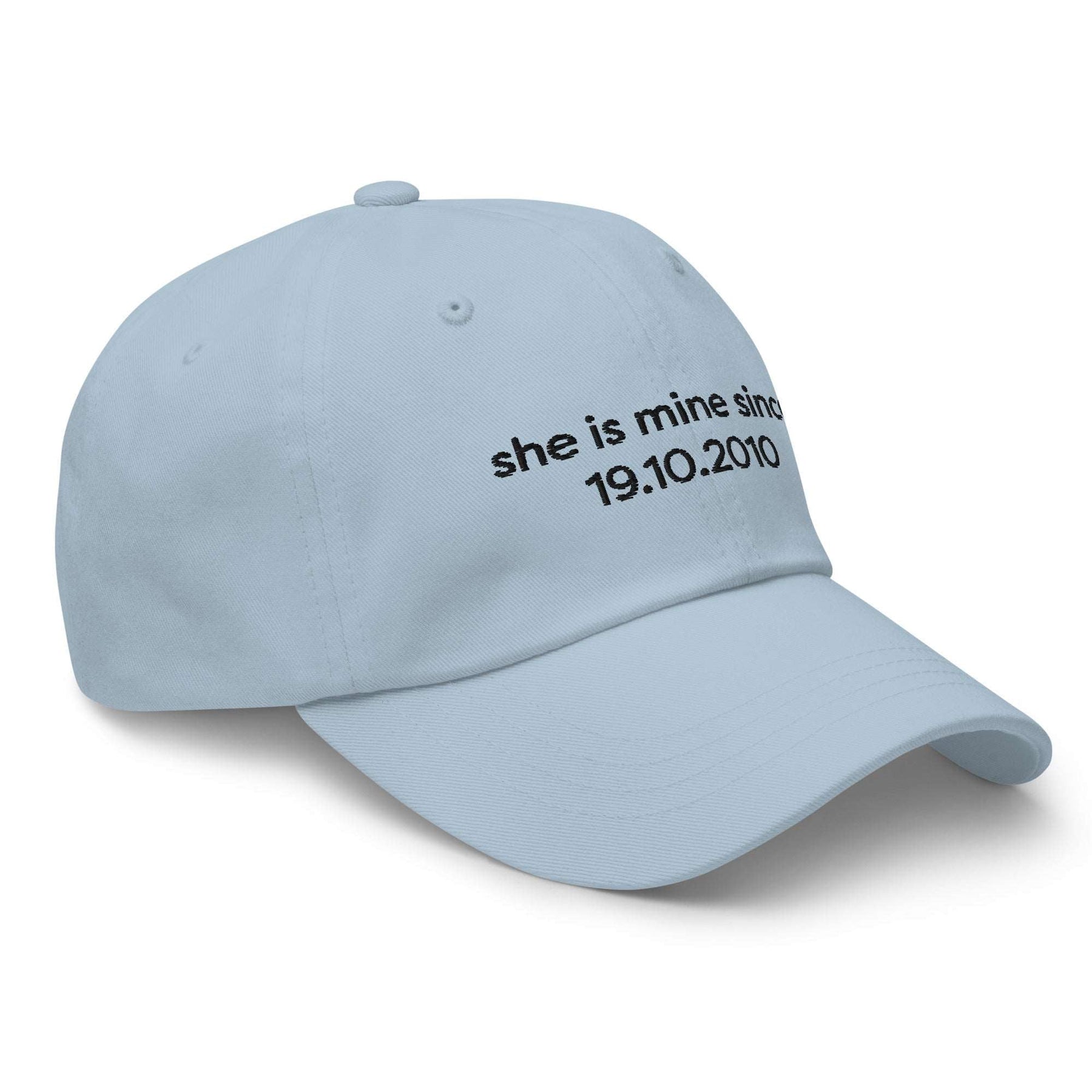 Casquette | She is mine + date Coeur Tendre